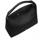 Beuteltasche Zita M, Farbe: schwarz, blau/petrol, beige, Marke: AIGNER, Abmessungen in cm: 37x29x16, Bild 6 von 7