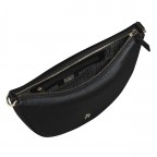 Beuteltasche Zita M, Farbe: schwarz, blau/petrol, beige, Marke: AIGNER, Abmessungen in cm: 30x20x6.5, Bild 5 von 6