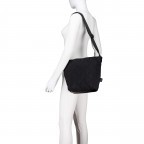 Beuteltasche Cleo CL90, Farbe: schwarz, beige, Marke: Zwei, Abmessungen in cm: 35x26x14, Bild 6 von 10