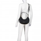 Beuteltasche Shelby, Farbe: schwarz, beige, Marke: Valentino Bags, Abmessungen in cm: 29.5x22x8, Bild 8 von 9