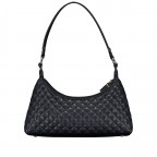 Beuteltasche Everlee, Farbe: schwarz, weiß, Marke: Guess, Abmessungen in cm: 27x16x5.5, Bild 3 von 6