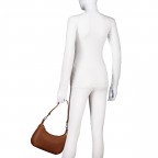 Beuteltasche Nancy, Farbe: schwarz, cognac, Marke: The Chesterfield Brand, Abmessungen in cm: 29x15x8, Bild 3 von 10
