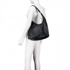 Beuteltasche Just-Pure Kiana JP-13431, Farbe: anthrazit, blau/petrol, Marke: Harbour 2nd, Abmessungen in cm: 33x37x13, Bild 4 von 7