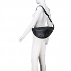 Beuteltasche Just-Pure Novalie JP-13435, Farbe: anthrazit, blau/petrol, Marke: Harbour 2nd, Abmessungen in cm: 43x18x8, Bild 4 von 6