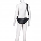 Beuteltasche Just-Pure Novalie JP-13435, Farbe: anthrazit, blau/petrol, Marke: Harbour 2nd, Abmessungen in cm: 43x18x8, Bild 5 von 6