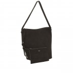 Beuteltasche Cosmo Suede, Farbe: braun, cognac, Marke: Abro, Abmessungen in cm: 20x31x17, Bild 2 von 7