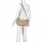 Beuteltasche Willow Hobo, Farbe: cognac, taupe/khaki, Marke: Abro, Abmessungen in cm: 34.5x18x9.5, Bild 7 von 9