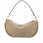Beuteltasche Willow Hobo, Farbe: cognac, taupe/khaki, Marke: Abro, Abmessungen in cm: 34.5x18x9.5, Bild 4 von 4