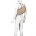 Beuteltasche Willow Hobo, Farbe: cognac, taupe/khaki, Marke: Abro, Abmessungen in cm: 34.5x18x9.5, Bild 6 von 9