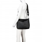Beuteltasche Dalia Kaia, Farbe: schwarz, taupe/khaki, Marke: Abro, Abmessungen in cm: 34x32x14, Bild 7 von 8
