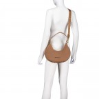 Beuteltasche Shelby, Farbe: schwarz, cognac, Marke: Valentino Bags, Abmessungen in cm: 30x22x8, Bild 8 von 9