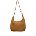 Beuteltasche Velours mit Goldfittings, Farbe: blau/petrol, cognac, taupe/khaki, grün/oliv, beige, Marke: Hausfelder Manufaktur, Abmessungen in cm: 46x35.5x6, Bild 1 von 6