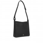 Beuteltasche Pura M, Farbe: schwarz, blau/petrol, beige, Marke: AIGNER, Abmessungen in cm: 26x27x8, Bild 3 von 5