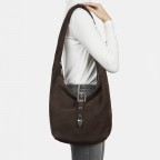 Beuteltasche Rebel Claudine Cozy, Farbe: grau, braun, cognac, Marke: Les Visionnaires, Abmessungen in cm: 31x47x15, Bild 4 von 6