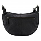 Beuteltasche, Farbe: schwarz, braun, taupe/khaki, Marke: Hausfelder Manufaktur, Abmessungen in cm: 28x20.5x7.2, Bild 3 von 8