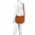 Beuteltasche Tivra, Farbe: schwarz, cognac, Marke: The Chesterfield Brand, Abmessungen in cm: 28x23x7, Bild 6 von 9