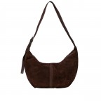 Beuteltasche Velours, Farbe: braun, taupe/khaki, Marke: Hausfelder Manufaktur, Abmessungen in cm: 43x34x4.5, Bild 1 von 6