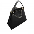 Beuteltasche Ivy L, Farbe: schwarz, blau/petrol, grün/oliv, Marke: AIGNER, Abmessungen in cm: 32x33x14, Bild 4 von 4