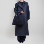 Beuteltasche Ellen mit herausnehmbarem Etui, Farbe: schwarz, blau/petrol, taupe/khaki, beige, Marke: blingberlin, Abmessungen in cm: 37x33x13, Bild 8 von 9