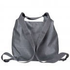 Rucksack MD20 QMT09 auch als Tasche tragbar Titanium, Farbe: anthrazit, Marke: Mandarina Duck, EAN: 8032803690197, Abmessungen in cm: 32x38x14, Bild 8 von 12