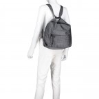 Rucksack MD20 QMT09 auch als Tasche tragbar Ash, Farbe: grau, Marke: Mandarina Duck, EAN: 8032803689276, Abmessungen in cm: 32x38x14, Bild 9 von 10