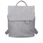 Rucksack Mademoiselle MR8, Farbe: schwarz, anthrazit, grau, blau/petrol, braun, cognac, taupe/khaki, grün/oliv, rot/weinrot, rosa/pink, gelb, beige, Marke: Zwei, Abmessungen in cm: 24x29x13, Bild 1 von 6