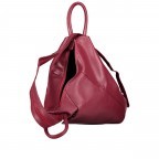 Rucksack Alba 827, Farbe: schwarz, blau/petrol, rot/weinrot, Marke: Flanigan, Abmessungen in cm: 25.5x30x11, Bild 12 von 12