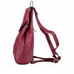 Rucksack Alba 826 Rot, Farbe: rot/weinrot, Marke: Flanigan, EAN: 4035486089955, Abmessungen in cm: 22x35x9, Bild 3 von 10