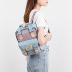 Rucksack Macaroon Mini Bicolor Volumen 7 Liter Lilac Light Blue, Farbe: flieder/lila, Marke: Doughnut, EAN: 4897065905007, Abmessungen in cm: 21.5x30x9, Bild 5 von 12