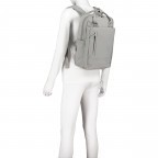 Rucksack RS62 Light Grey, Farbe: grau, Marke: Franky, EAN: 4251672764226, Abmessungen in cm: 28x40x13, Bild 4 von 7