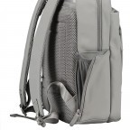 Rucksack RS62 Light Grey, Farbe: grau, Marke: Franky, EAN: 4251672764226, Abmessungen in cm: 28x40x13, Bild 7 von 7