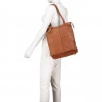 Rucksack / Shopper Anchor-Love Franka AL.10492 Sweet Caramel, Farbe: cognac, Marke: Harbour 2nd, EAN: 4046478055230, Abmessungen in cm: 30x36x10, Bild 4 von 7