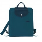 Rucksack Le Pliage Green Rucksack, Farbe: schwarz, anthrazit, blau/petrol, cognac, grün/oliv, rot/weinrot, flieder/lila, orange, Marke: Longchamp, Abmessungen in cm: 26x28x10, Bild 1 von 5