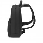 Rucksack Vardo Small mit Tabletfach 10 Zoll All Black, Farbe: schwarz, Marke: Kapten & Son, EAN: 4251145208547, Abmessungen in cm: 22x32.5x9, Bild 3 von 5