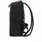 Rucksack X-BAG & X-Travel, Farbe: schwarz, blau/petrol, braun, grün/oliv, Marke: Brics, Abmessungen in cm: 30x33x12, Bild 3 von 7