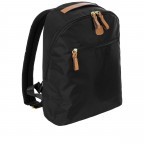Rucksack X-BAG & X-Travel, Farbe: schwarz, blau/petrol, braun, grün/oliv, Marke: Brics, Abmessungen in cm: 30x33x12, Bild 2 von 7