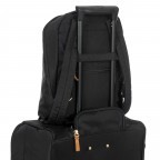 Rucksack X-BAG & X-Travel, Farbe: schwarz, blau/petrol, braun, grün/oliv, Marke: Brics, Abmessungen in cm: 30x33x12, Bild 4 von 7