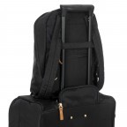 Rucksack X-BAG & X-Travel, Farbe: schwarz, blau/petrol, grün/oliv, Marke: Brics, Abmessungen in cm: 30x33x12, Bild 4 von 7