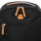 Rucksack X-BAG & X-Travel, Farbe: schwarz, blau/petrol, braun, grün/oliv, Marke: Brics, Abmessungen in cm: 30x33x12, Bild 7 von 7
