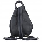 Rucksack Dunkelblau, Farbe: blau/petrol, Marke: Hausfelder Manufaktur, EAN: 4065646023895, Abmessungen in cm: 20x35x11, Bild 4 von 7