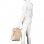 Rucksack Debby 13606, Farbe: schwarz, taupe/khaki, beige, weiß, Marke: Suri Frey, Abmessungen in cm: 28x33x12, Bild 4 von 7