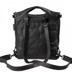 Rucksack / Umhängetasche Grandma's Luxury Club Mrs. Peach Crumble Black Smoke, Farbe: schwarz, Marke: Aunts & Uncles, EAN: 4250394987524, Abmessungen in cm: 28x29x8, Bild 2 von 8