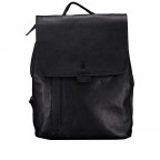 Rucksack Nappa, Farbe: schwarz, grau, blau/petrol, beige, weiß, Marke: Hausfelder Manufaktur, Abmessungen in cm: 24.5x31x9.5, Bild 1 von 6