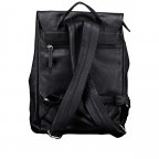 Rucksack Nappa, Farbe: schwarz, grau, blau/petrol, beige, weiß, Marke: Hausfelder Manufaktur, Abmessungen in cm: 24.5x31x9.5, Bild 4 von 6