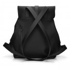 Rucksack Bucket Backpack Black, Farbe: schwarz, Marke: Rains, EAN: 5711747560980, Abmessungen in cm: 25x30x17, Bild 2 von 4