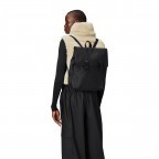 Rucksack MSN Bag Mini Black, Farbe: schwarz, Marke: Rains, EAN: 5711747561031, Abmessungen in cm: 31x34x12, Bild 4 von 4