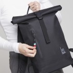 Rucksack Rolltop Small Black, Farbe: schwarz, Marke: Got Bag, EAN: 4260483884832, Abmessungen in cm: 24x40x12, Bild 9 von 10