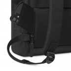 Rucksack Adventurer Small mit zwei auswechselbaren Vortaschen, Farbe: schwarz, grün/oliv, gelb, beige, Marke: Cabaia, Abmessungen in cm: 23x32x13, Bild 10 von 10