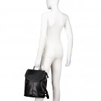 Rucksack Maya 1192 Navy, Farbe: blau/petrol, Marke: Flanigan, EAN: 4066727005212, Abmessungen in cm: 26.5x31.5x13.5, Bild 4 von 7