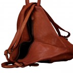Rucksack Urban-Poets Xander UP-13340, Farbe: anthrazit, cognac, Marke: Harbour 2nd, Abmessungen in cm: 22x28x10.5, Bild 5 von 5